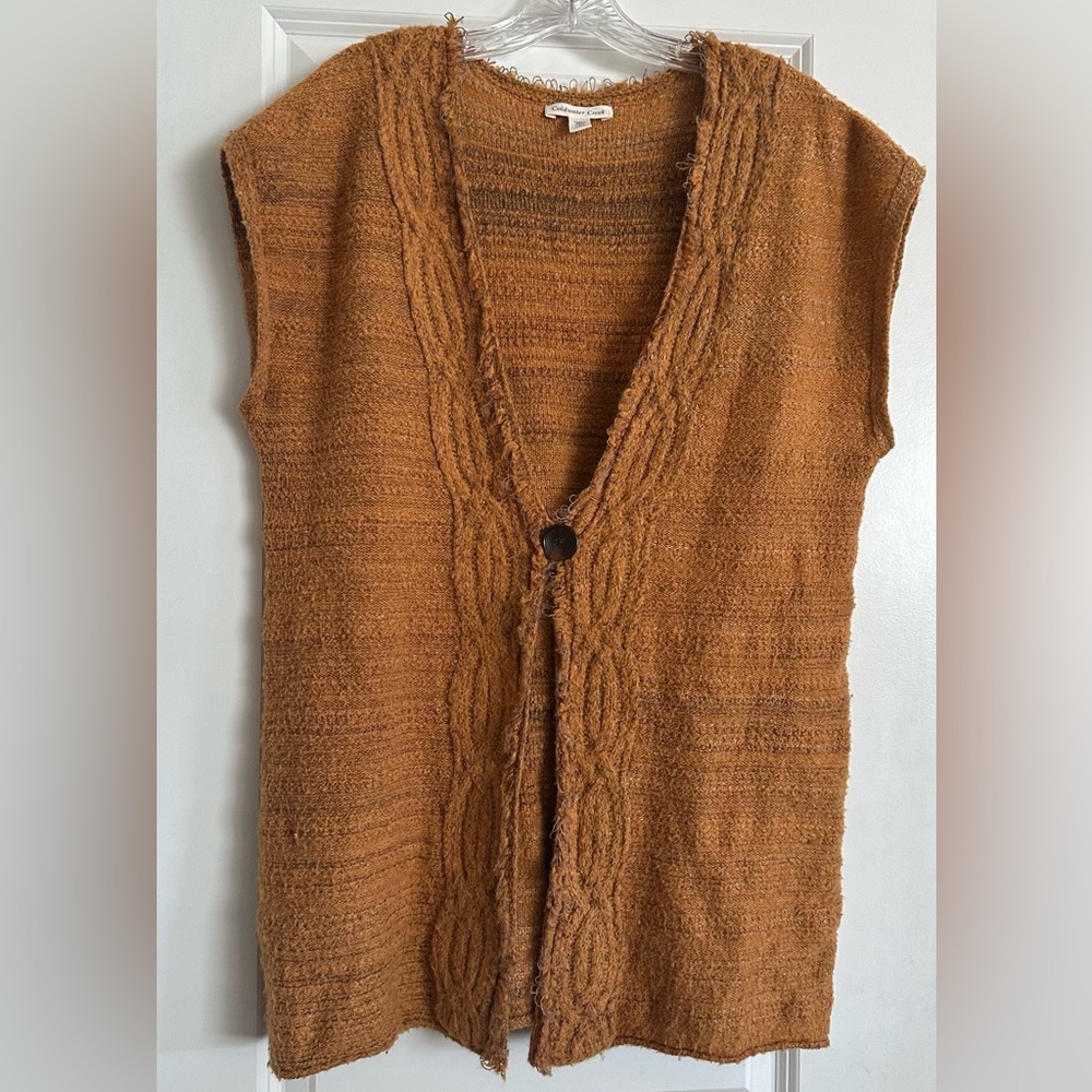 Coldwater Creek Sleeveless Cardigan